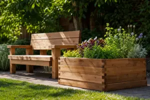 Wooden Wonders For Your Garden: DIY Planters, Benches, And Decor